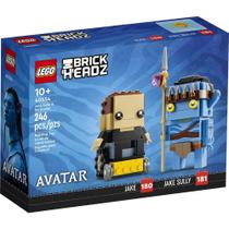 Conjunto de construção LEGO BrickHeadz Jake Sully e seu avatar 40554 Conjunto de construção LEGO BrickHeadz Jake Sully e seu avatar 40554