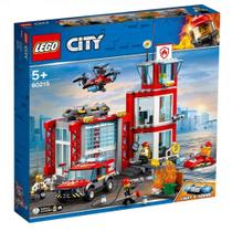 Conjunto de construção LEGO City Fire Station 60215 com 509 peças Conjunto de construção LEGO City Fire Station 60215 com 509 peças