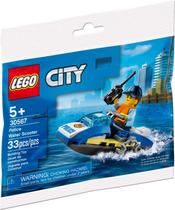 Conjunto de construção Lego City Police Water Scooter 33 peças 30567