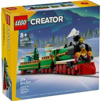 Conjunto de Construção LEGO Creator 40700 Trem de Férias de Inverno