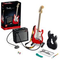 Conjunto de construção LEGO Ideas Fender Stratocaster 21329 com amplificador