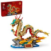 Conjunto de construção LEGO Spring Festival Auspicious Dragon 80112