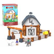 Conjunto de construção Lincoln Logs Big Sky Ranch com mais de 100 peças
