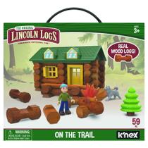 Conjunto de construção LINCOLN LOGS On The Trail 59 peças de mais de 3 anos