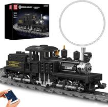 Conjunto de construção: locomotiva a vapor tipo King Shay com LED 880 unidades Conjunto de construção: locomotiva a vapor tipo King Shay com LED 880 unidades