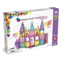 Conjunto de construção MAGNA-TILES Castle DLX de 48 peças com bonecos