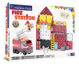 Conjunto de construção MAGNA-TILES Fire Station 50 peças