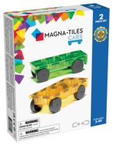 Conjunto de construção magnética MAGNA-TILES Cars Green & Yellow