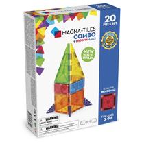 Conjunto de construção magnética MAGNA-TILES Combo de 20 peças