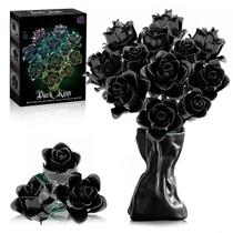 Conjunto de construção Mavo brix Black Roses Bouquet 585 peças Conjunto de construção Mavo brix Black Roses Bouquet 585 peças