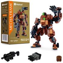 Conjunto de Construção Mecha Frame Stryker - Forças Armadas - Marrom