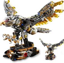 Conjunto de construção Mechanical Eagle YB YIBO w/ Light 1168 peças