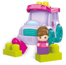 Conjunto de construção Mega Bloks First Builders Purple School Bus