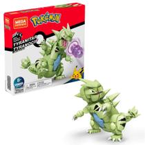 Conjunto de construção MEGA Pokémon Tyranitar com 396 tijolos de 6 polegadas de altura