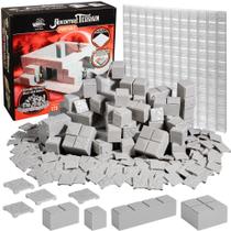 Conjunto de construção Monster Adventure Terrain 173 unidades com placa de base