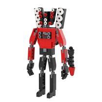 Conjunto de construção MOOXI-MOC Skibi Man Titan Man Kids 241 unidades