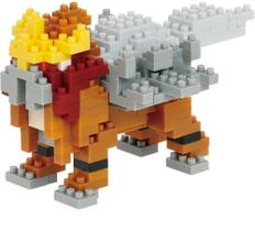 Conjunto de construção Nanoblock Pokémon Series Entei 240 peças Conjunto de construção Nanoblock Pokémon Series Entei 240 peças