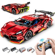Conjunto de construção para carro esportivo banhado a BAV com chassi elétrico 1:10