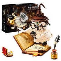 Conjunto de construção QLT QIAOLETONG MOC Magic Owl Animal com 1162 unidades