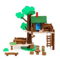Conjunto de construção SainSmart Jr. 2 camadas de madeira Tree House Kids 3+ Conjunto de construção SainSmart Jr. 2 camadas de madeira Tree House Kids 3+