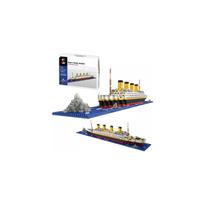 Conjunto de construção Titanic Model 3D 1860 peças com caixa Conjunto de construção Titanic Model 3D 1860 peças com caixa