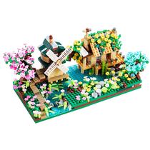 Conjunto de construção Toy Botanical Collection Sakura Tree House