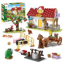 Conjunto de construção Toy OKKIDY Farm House com 649 unidades para crianças maiores de 6 anos