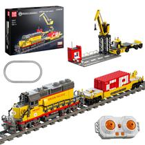Conjunto de construção Train Mold King Diesel Locomotive 1170 unidades Conjunto de construção Train Mold King Diesel Locomotive 1170 unidades