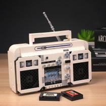 Conjunto de construção Ulanlan Classic Retro Series Radio 645PCS