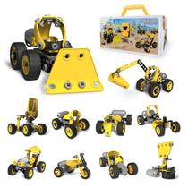 Conjunto de construção Veecafiodi STEM Toy 10 em 1 para crianças de 4 a 8 anos Conjunto de construção Veecafiodi STEM Toy 10 em 1 para crianças de 4 a 8 anos