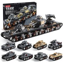 Conjunto de construção WW2 Army Tank Toys, 1165 peças, compatível com Lego Conjunto de construção WW2 Army Tank Toys, 1165 peças, compatível com Lego