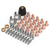 Conjunto de consumíveis para tochas de corte a plasma YESWELDER IPT40 45 unidades Conjunto de consumíveis para tochas de corte a plasma YESWELDER IPT40 45 unidades