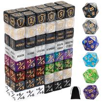Conjunto de Contadores de Dados MDDSHGG 102 Peças em Acrílico para Tokens de MTG Conjunto de Contadores de Dados MDDSHGG 102 Peças em Acrílico para Tokens de MTG