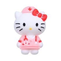 Conjunto De Contas De Silicone 3D Hello Kitty 7 Peças Para DIY: Colares, Pulseiras E Correntes De