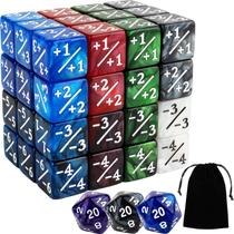 Conjunto de contra-dados MTG LAMJAM 51 peças com contadores de vida +1/+1
