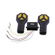 Conjunto De Controle Remoto Sem Fio Para Guincho 12V 24V Com 2 Receptores Remotos Para Controle De