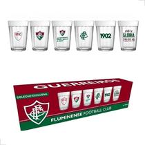 Conjunto De Copo Americano Fluminense Licenciado Kit 6 Peças