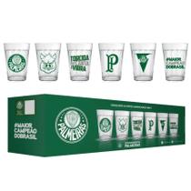 Conjunto De Copo Americano Palmeiras Licenciado Kit 6 Peça Conjunto De Copo Americano Palmeiras Licenciado Kit 6 Peça