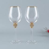 Conjunto De Copo De Vinho De Cristal Com 2 Copos De Vinho Tinto Champanhe Criativo Taça Presentes De - others