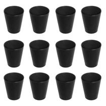 Conjunto De Copo Fresc Vemplast 350Ml 12 Peças Preto Conjunto De Copo Fresc Vemplast 350Ml 12 Peças Preto