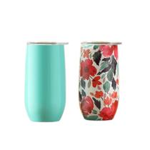 Conjunto de Copo Térmico Spirit Florido e Azul Pasahbace 2 Unidades