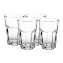 Conjunto de Copos Alto Resistente 350ml Vitamina 4 Unidades Conjunto de Copos Alto Resistente 350ml Vitamina 4 Unidades