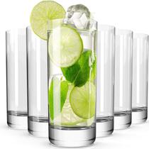 Conjunto de copos de bebida Wlasss Crystal Highball 390ml Conjunto de 6