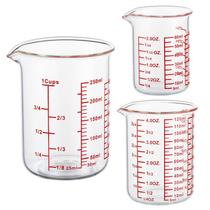 Conjunto de copos de medição Ackers BORO3.3 High Borosilicate Glass Conjunto de copos de medição Ackers BORO3.3 High Borosilicate Glass