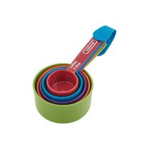 Conjunto de copos de medição Farberware Professional com colher de café Conjunto de copos de medição Farberware Professional com colher de café