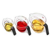 Conjunto de copos de medição OXO Good Grips Angled de 3 peças Tritan Renew Conjunto de copos de medição OXO Good Grips Angled de 3 peças Tritan Renew