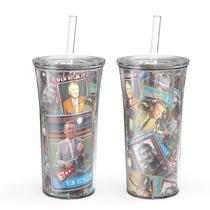 Conjunto de copos de palha Zak Designs Vin Scully 600 ml Dodger Baseball