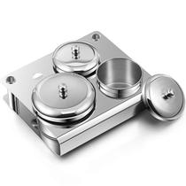 Conjunto de copos de pó líquido acrílico de aço inoxidável Nail Art Conjunto de copos de pó líquido acrílico de aço inoxidável Nail Art