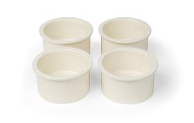 Conjunto de copos de reposição Prevue Pet Products Ceramic Bone White