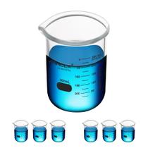 Conjunto de copos de vidro Maccx 300mL 3.3 Borosilicate Griffin Low Form